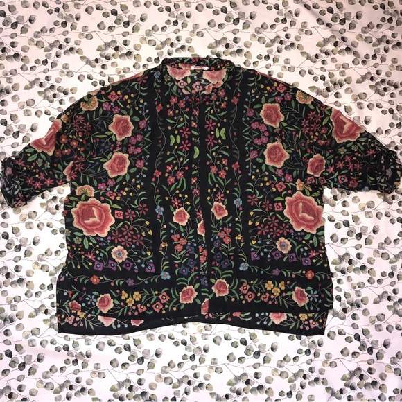 Johnny Was Silk Emby Blouse - Picture 4 of 13